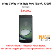 Buy Moto Z Play with Style Mod (Black,  32GB) Smartphone Best Price in 