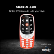Nokia 3310 price and specs on Poorvika mobiles