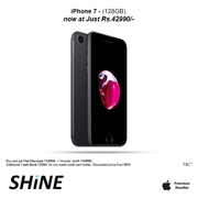 Apple iphone 7128GB Extraordinary Offer & Flat Discount only at SHINE