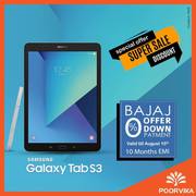 Samsung Galaxy Tab S3 is available with Bajaj Offers on Poorvika