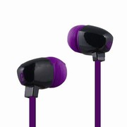 Buy Purple Colour In Ear Headphones with Remote Mic